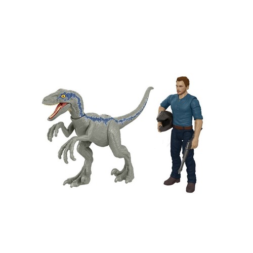 Jurassic World Yangchuanosaurus Velociraptor Blue Owen new - Picture 7 of 12