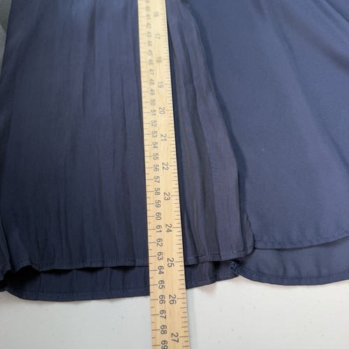 Lola & Sophie Navy Blue Tunic Women Small Long Sleeve V Neck Blouse NWT Classic - Picture 12 of 12