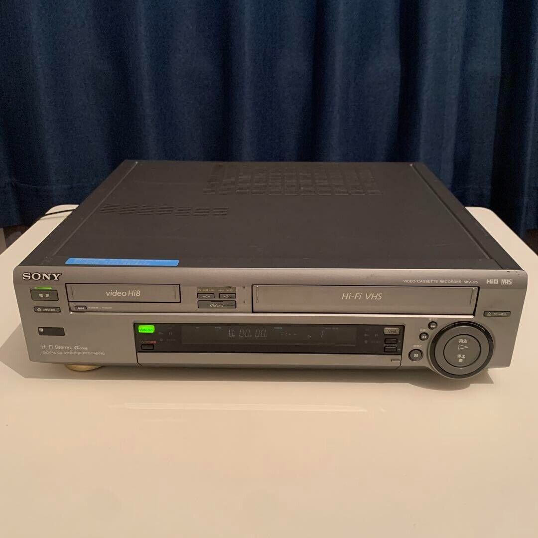 Sony WV-H5 Hi8 8mm VHS VCR Video Deck Player Used Operation Sony WV-H5 Hi8 8mm VHS VCR Video Deck Player Used Operation