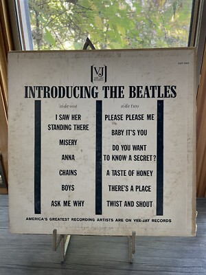 Beatles ORIG 1964 INTRODUCING THE BEATLES VERSION 1 MONO LP Vee