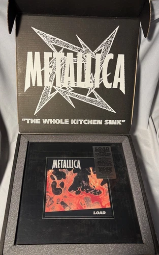 LP METALLICA Load (6LPs BOX SET/15CDs/4DVDs/5 PICKS/PATCH ETC) NEW MINT SEALED