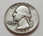 1958 D Washington Quarter 90% Silver       (X04)