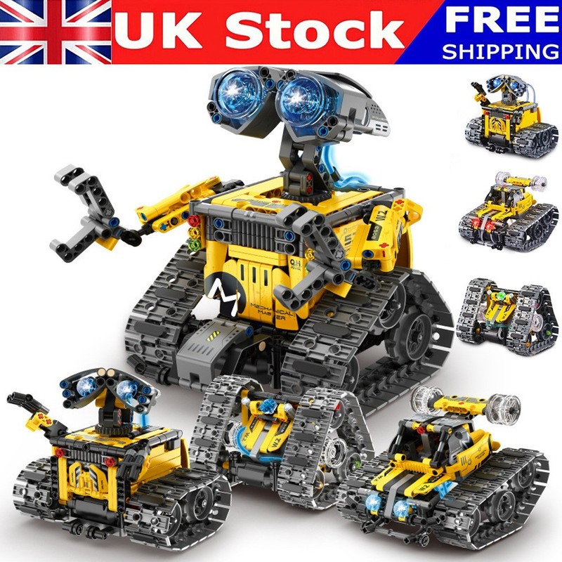 Robot Toys for Kids Building Set, 560PCS App & Remote Control Robotics Kit UK