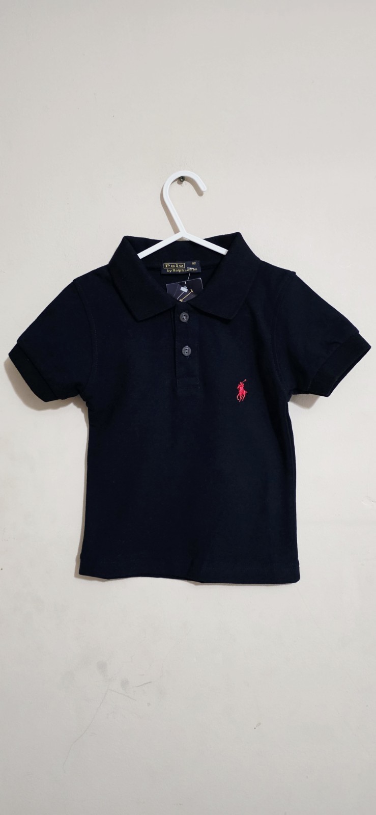 Ralph Lauren Baby Toddler Polo Shirt Cotton Navy Pony T-shirt 18-24m -RRP £45 image 3