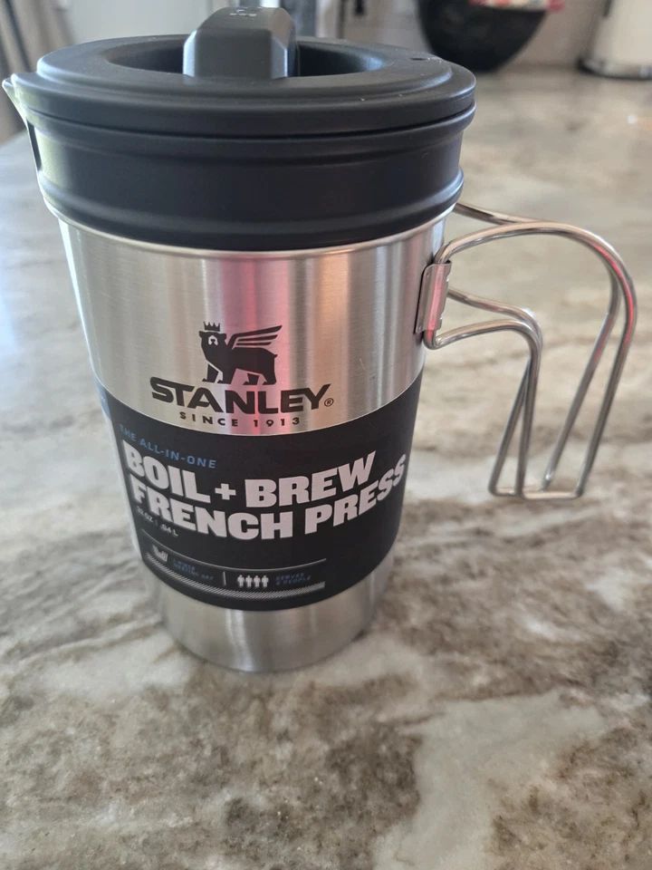 STANLEY *NWT* Bundle - Boil & Brew French Press All In one + 20 Oz Admirals Mug - Image 2 of 4
