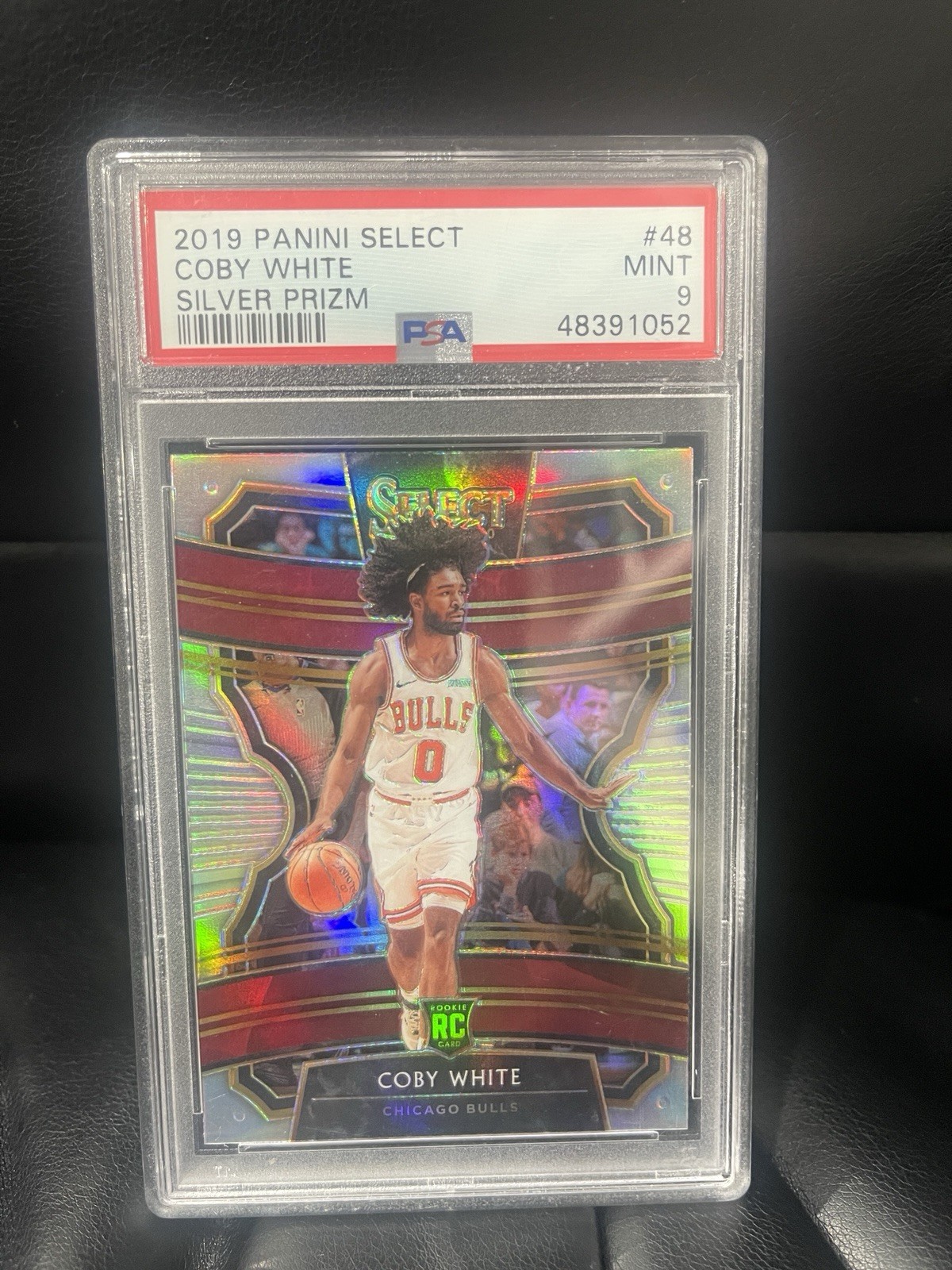2019-20 Panini Select Concourse Coby White #48 Silver Prizm (RC) Bulls