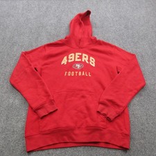 San Francisco 49ers Hoodie Youth Large Red NFL Football Sweatshirt Team Apparel