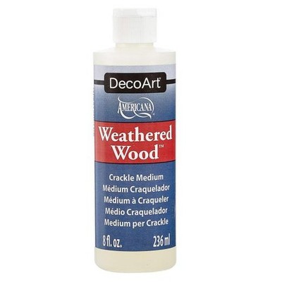 DecoArt Americana Farbe Medium - verwittertes Holz Crackle 8oz DAS8