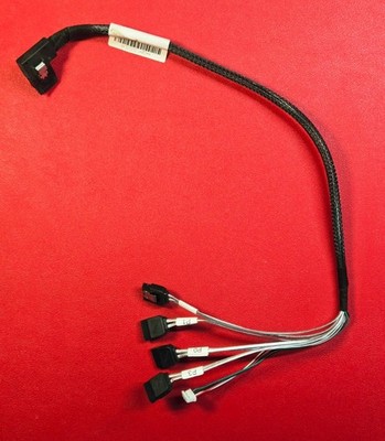 Amphenol Lenovo Server SATA Fan-Out Cable 4-Port P/N 03X3989 31-055968 Backplane