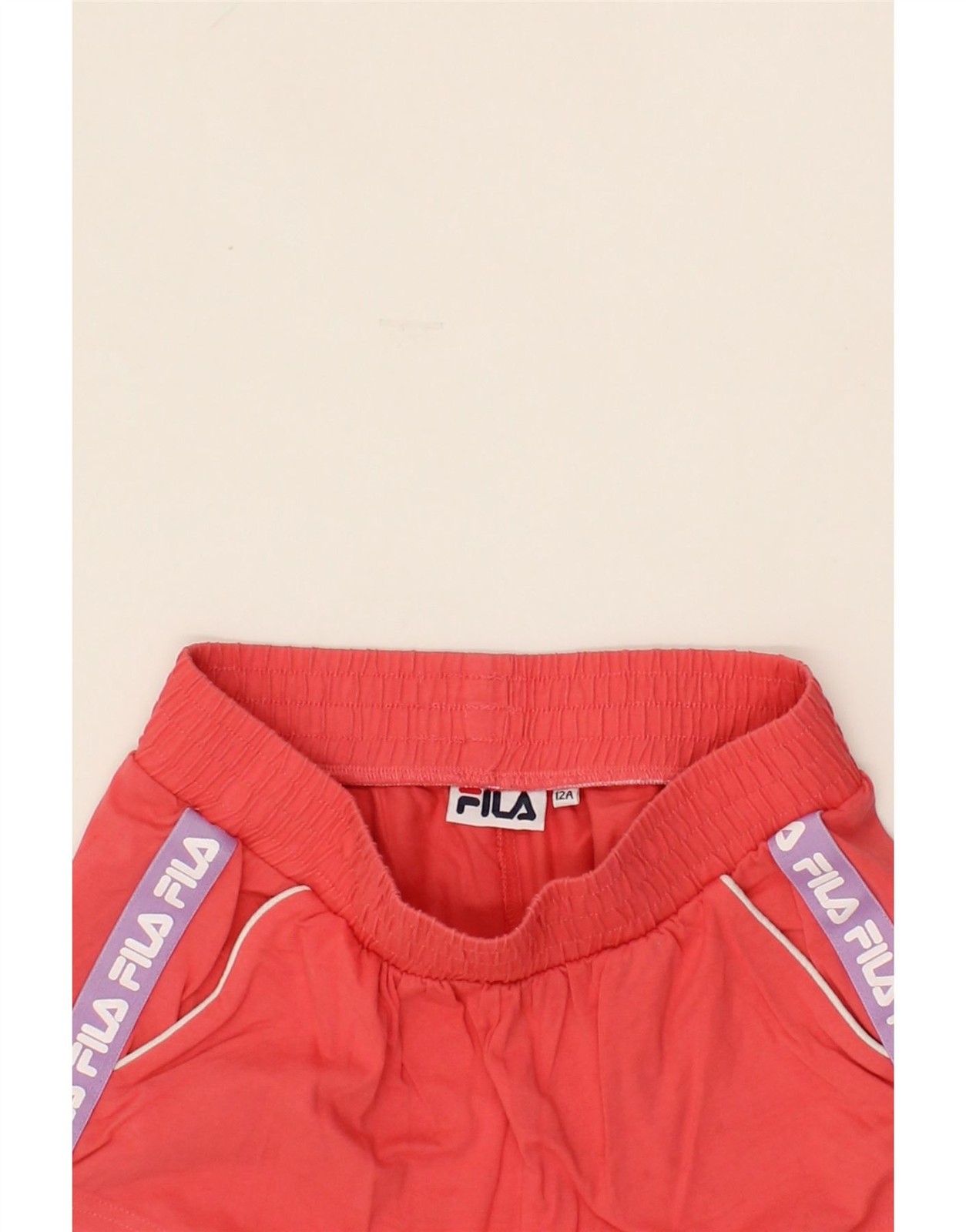 Pantaloncini sportivi FILA bambina grafica 11 12 anni arancione CB14