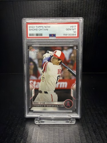 2022 Topps Now Shohei Ohtani PSA 10 #817