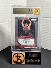 TRAE YOUNG 2018-19 Panini Prizm Rookie Signatures BGS 9.5 Gem Mint 10 Auto A0636