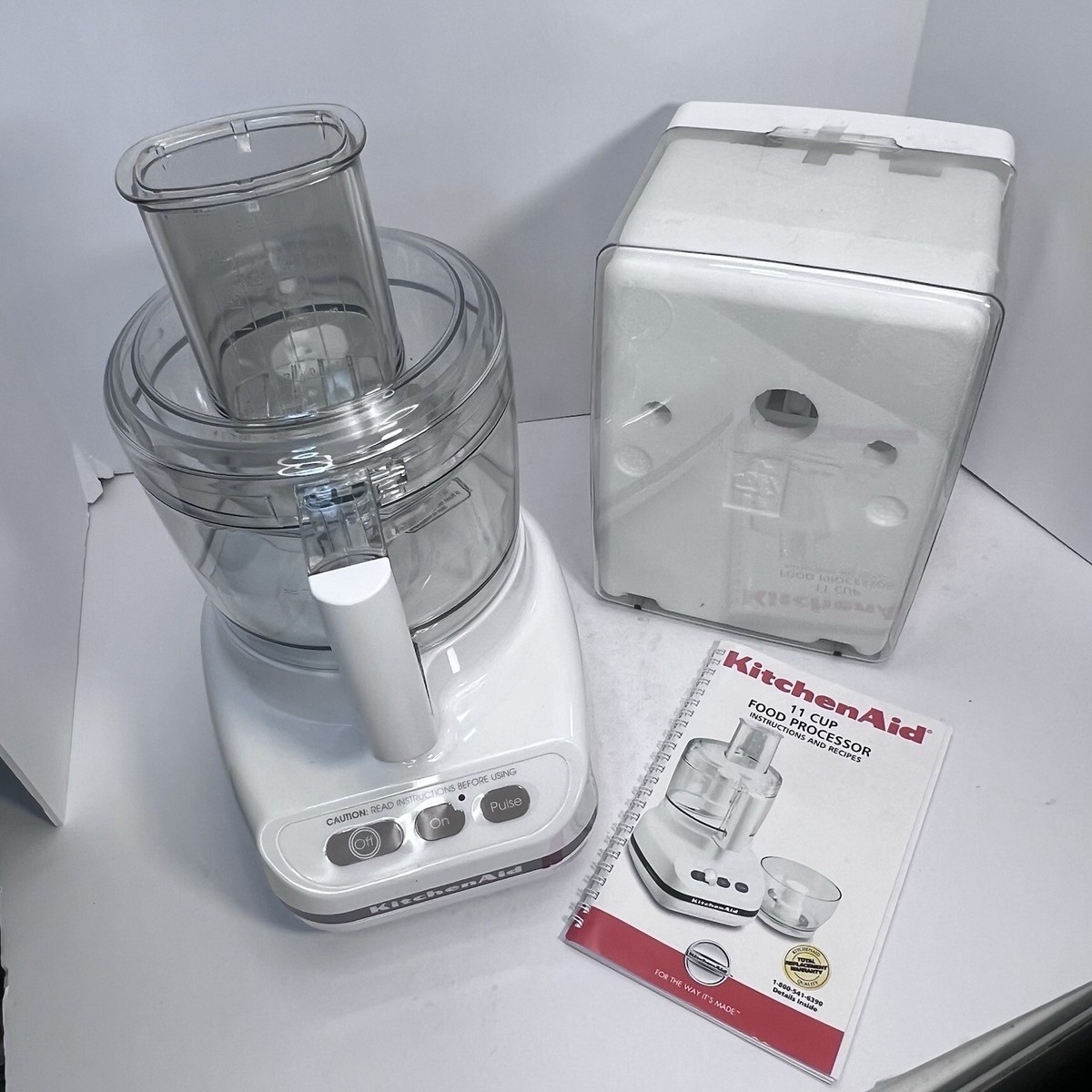 Kitchen Aid Food Processor 11 Cup Model KFP600 WHITE REFURBISHED