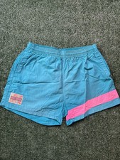 Vintage Spot Sport European Beach Shorts Bathing Suit Size Large Nylon