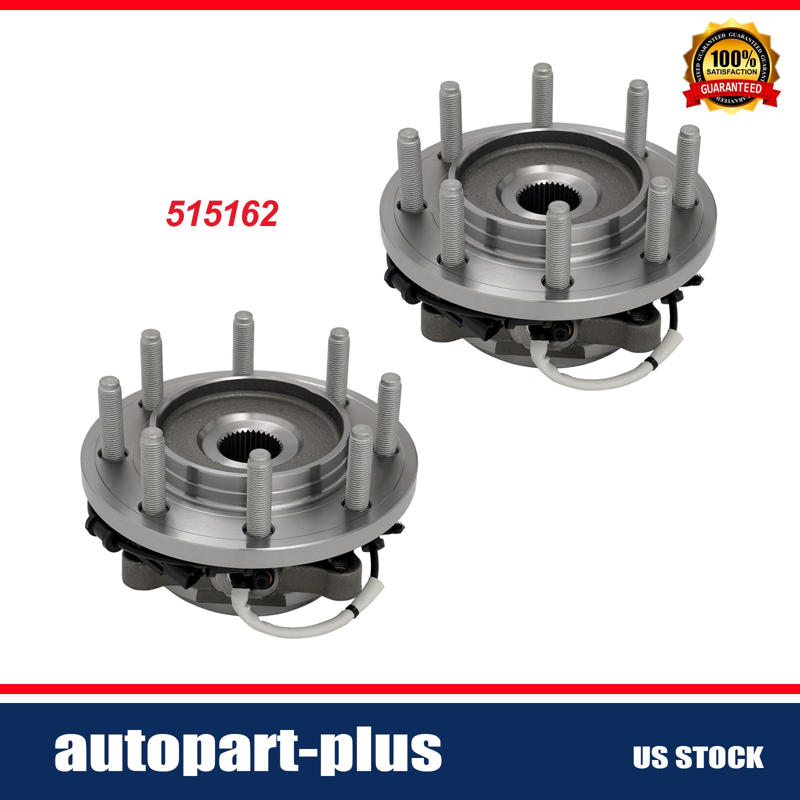 2* Front Wheel Bearing & Hub Assembly for 2014 2015 2016 2017 2018 RAM 2500 3500