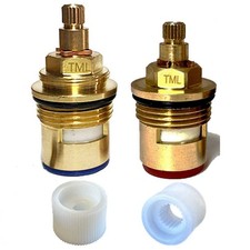 Tap Cartridge Fits Victorian plumbing Bath Valves BSP 3/4" 20 | Spline Adaptors