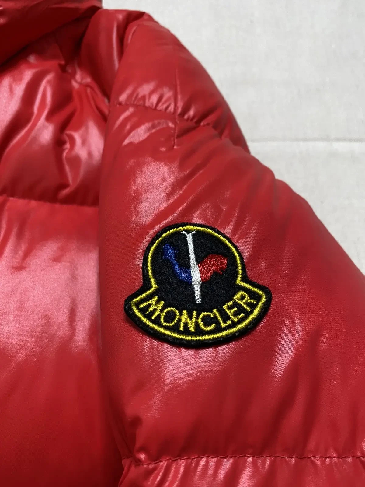 Vintage 80’s/90’s Red Moncler Reversible Down Puffer Jacket Size US S image 3