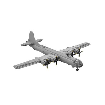 MOC 1:35 Scale Plane Model with Moving Flaps & Landing Gear 3096 PCS