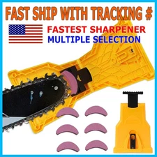 Chainsaw Teeth Sharpener 14-20in Chain Saw Blade Bar Fast Sharpening Stone Tool