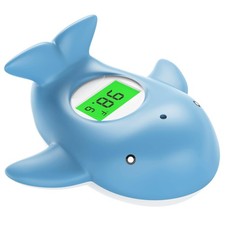 Light Blue Digital Baby Bath Water Thermometer Float
