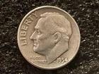 USA 1954 Roosevelt Dime. .900 Silver.