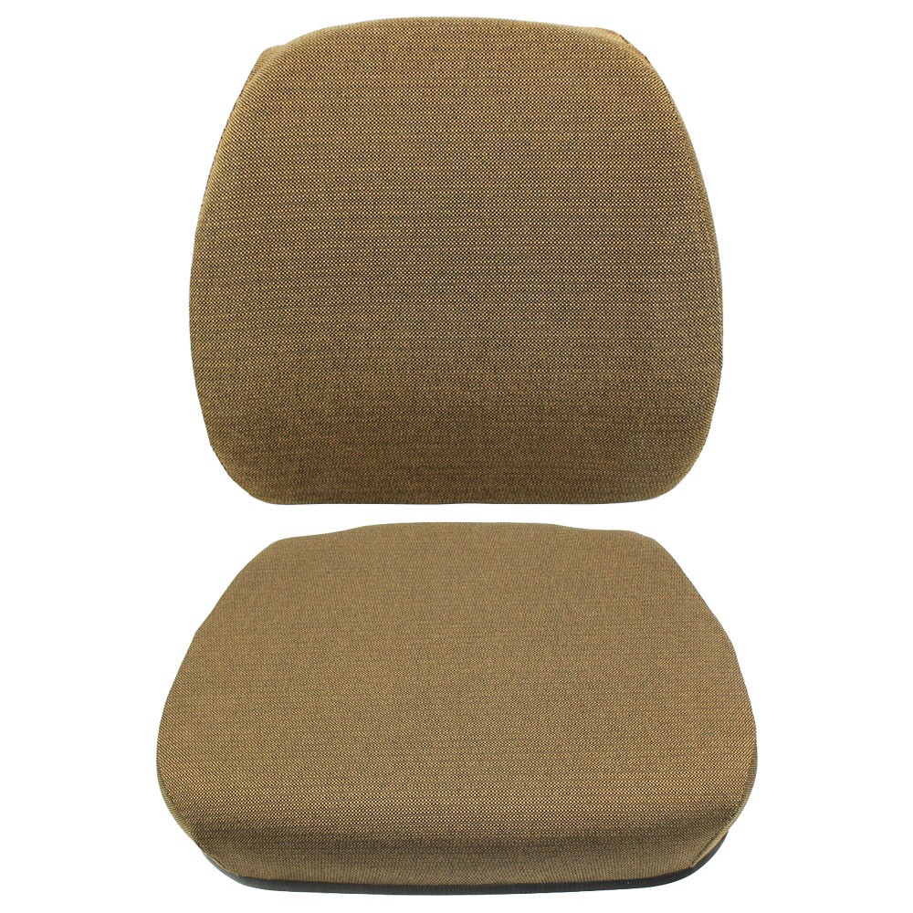 Fabric (Brown) Seat Cushion Set Fits John Deere 4430 4440 4640 4840 4450 4650