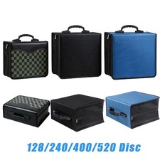 128/240/400/520 Disc CD DVD Storage Bag Media Album Case Video Holder Organizer