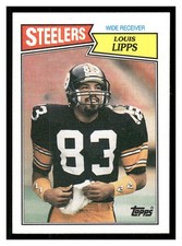 1987 Topps #287 Louis Lipps Pittsburgh Steelers Football Card 33918