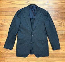 Suitsupply Havana Patch HL A Slim Circular Wool Flannel Blazer Jacket size: 36