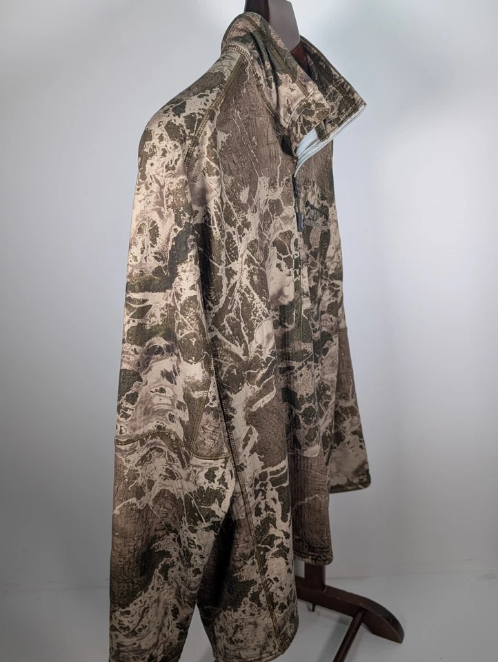 Realtree Wav3X Camo 1/4 Zip Pullover Fleece Microban Scent Control Men's XL - Image 3 of 4