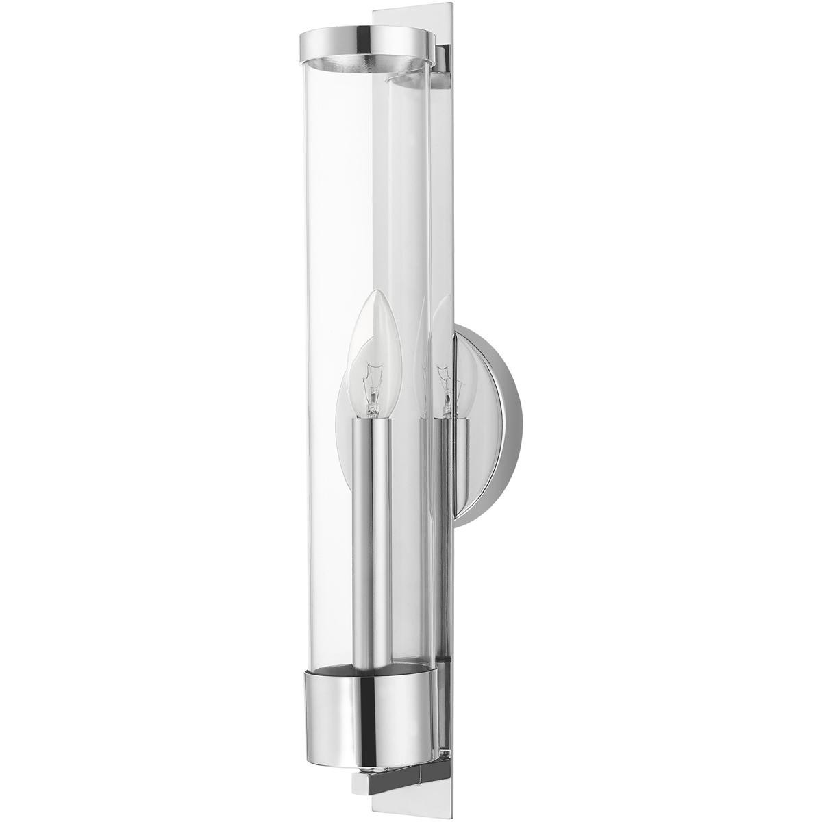 Livex Lighting 10142-05 Castleton Wall Sconce Polished Chrome