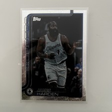 2025-26 Topps #143 James Harden Logo Foil Pattern Los Angeles Clippers