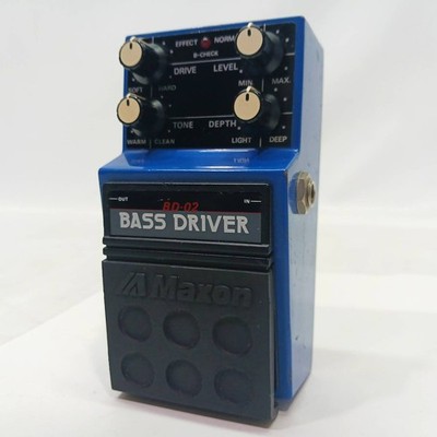 Maxon BD-02 BASS DRIVER Effektpedal für Gitarre Made in Japan Teted BC309
