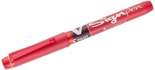 Pilot V Sign Red Marking Pen 2mm Tip Smooth Liquid Ink Pack of 1
