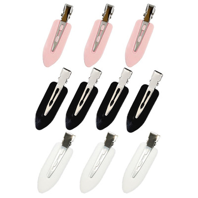 10 Stück No Bend Haarspangen - No Crease Haar Pin Curl Clips Make up Clips Nahtl