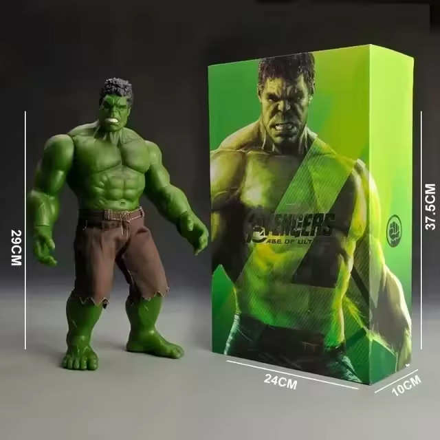 Figurine Hulk Avengers de collection premium en PVC résistant de 28 cm