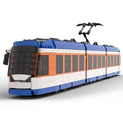 Classic Tram Model 1582pcs Building Bricks Gift Toy