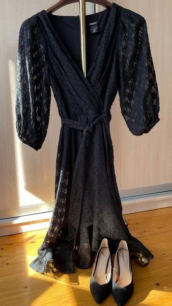 Women DKNY Dress Black 38 / M / 46 #BN0N