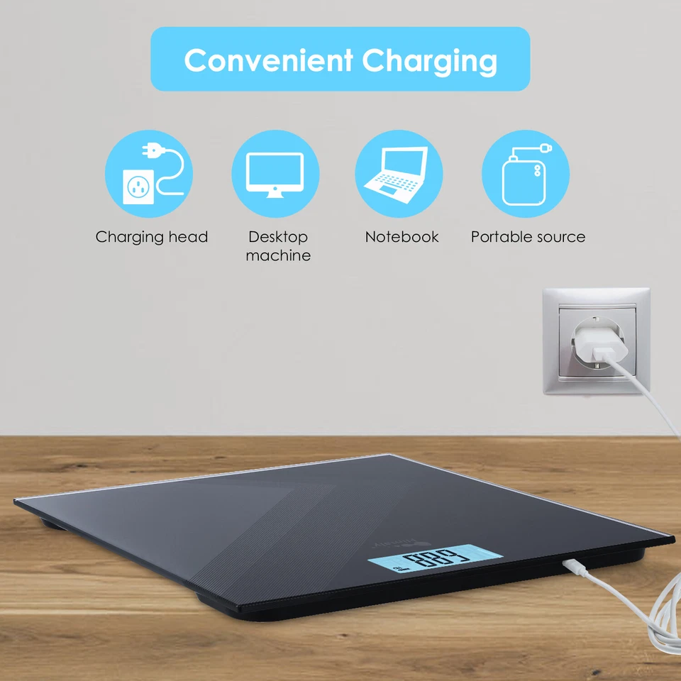 For Body Weight Smart Scale Digital Bathroom Scale BMI Bluetooth Body Fat Scale - Image 4 of 4