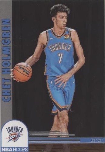 2022-23 Panini NBA Hoops Chet Holmgren Tribute Rookie RC Base #282