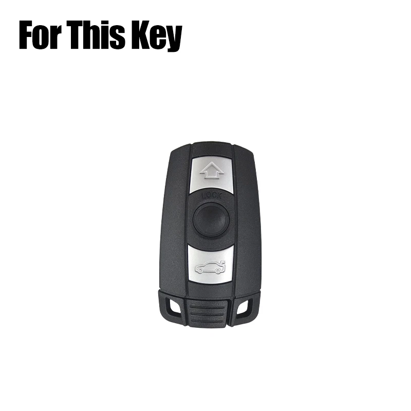 Funda de cuero genuino TPU para llave de coche para BMW E92 E60 1 3 5 6 7 X3 X5 325 M5 M6 Foto 2 de 4