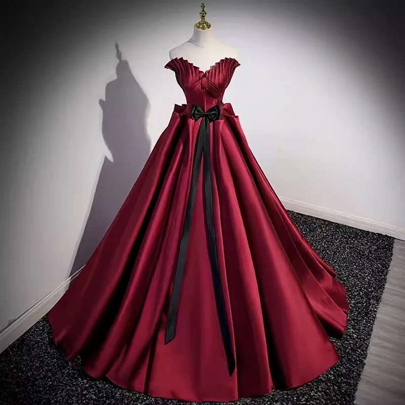 long dress with sleeves prom Trendy Black Off-the-Shoulder Long Sleeve Prom Gown JTE685
