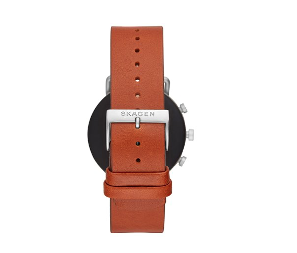 Skagen Falster 2 40 mm Silver Case with Brown Leather Classic Buckle  Smartwatch - SKT5104 for sale online | eBay