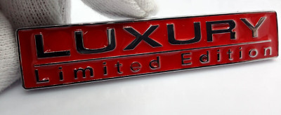 Luxury Limited Edition 3D Metall Aufkleber KFZ Auto Emblem Logo Chrom Optik