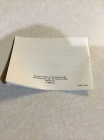 NES Nintendo Bugs Bunny Crazy Castle Instruction Book ONLY NO GAME 