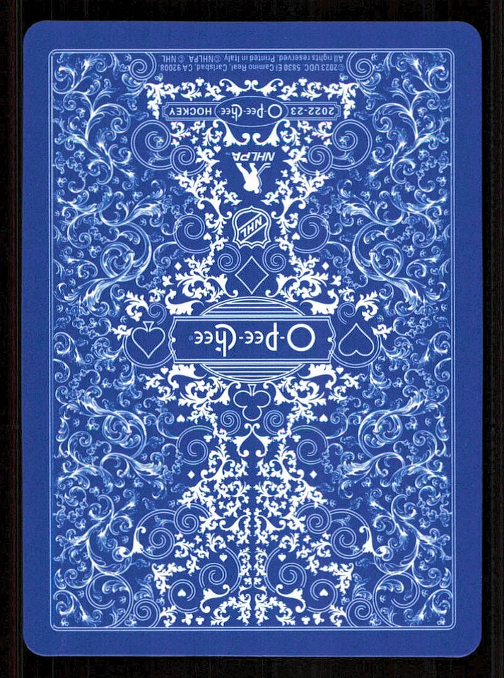 2022-23 O-Pee-Chee Playing Cards #9HEARTS Igor Shesterkin - Image 2 of 2