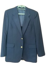 Pendleton Men s Navy Blue Blazer Gold Buttons 100 Wool Good Condition But Read.