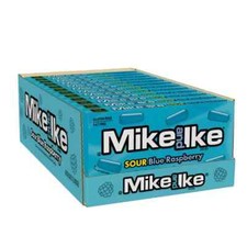  12 Mike and Ike 4.25oz SOUR BLUE RASPBERRY Chewy Candy Limited Edition BB 4/26