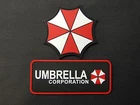 PVC Rubber Resident Evil Umbrella Corporation 2 Patch Set Hook Backing
