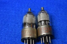 6K7GT Hytron Audio Receiver Vacuum Tubes Tested Pair  